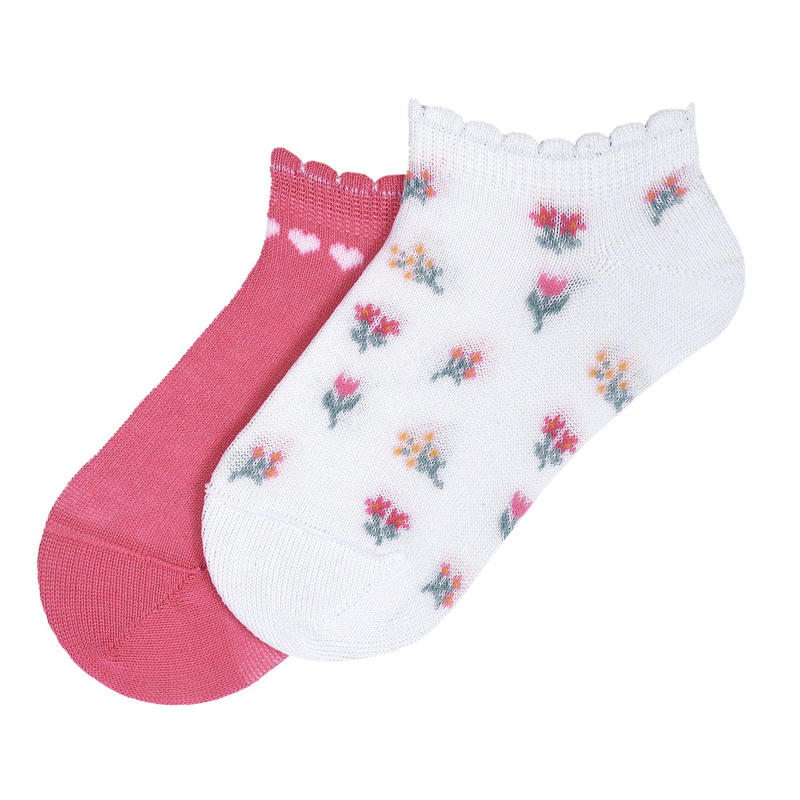 SOCKS - WHITE/PINK