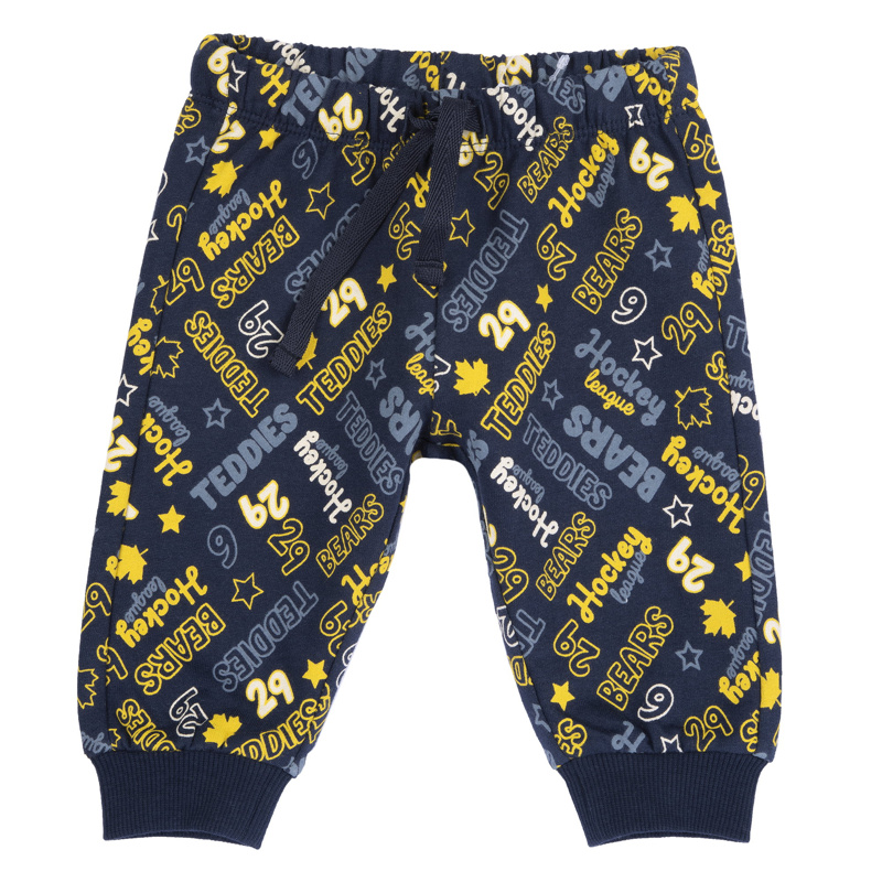 SPORT PANTS - BLUE PRINTED