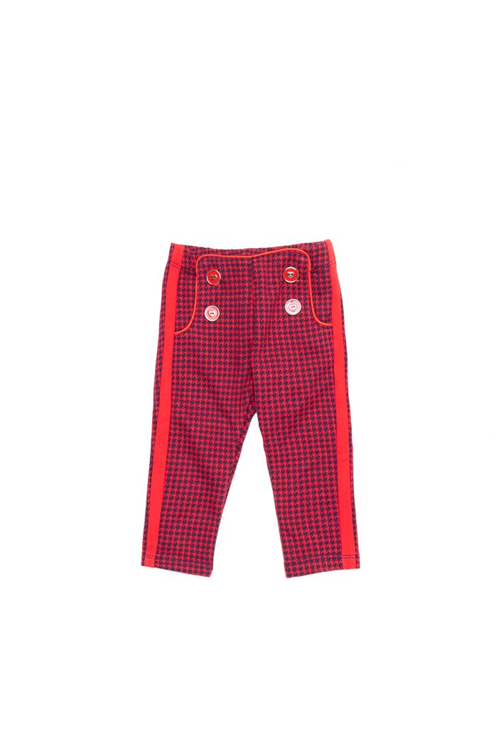 LEGGINGS - RED STRIPED