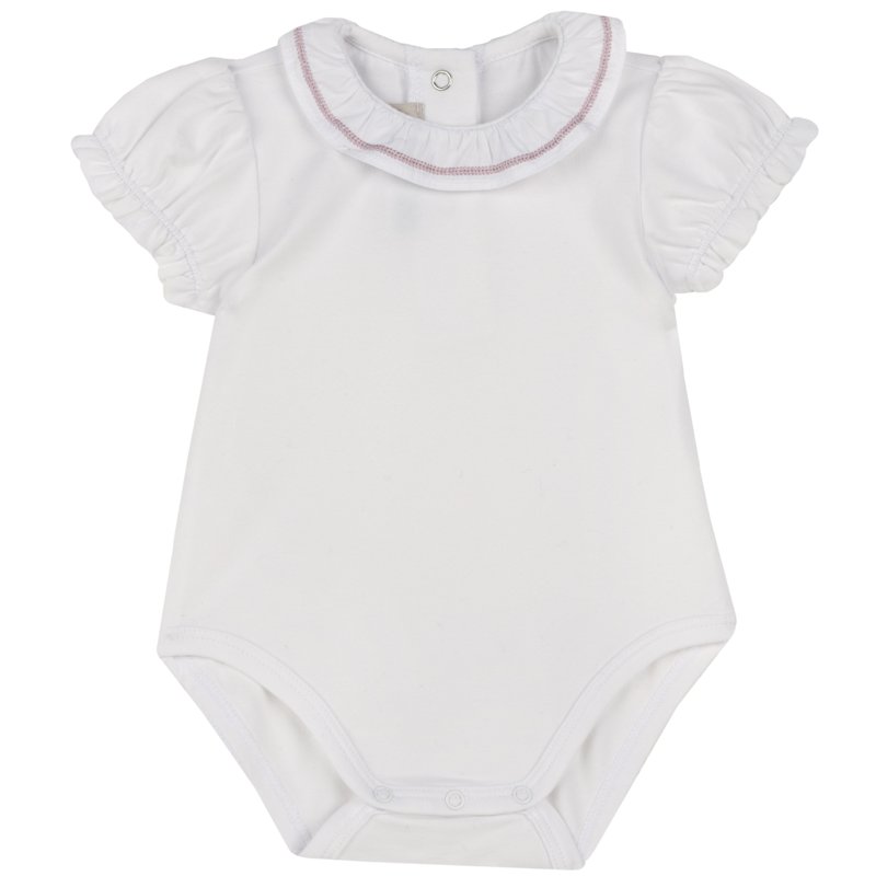 BODYSUIT SHORT SLEEVE - MEDIUM PINK