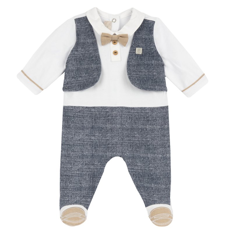 JUMPSUIT - WHITE/BLUE
