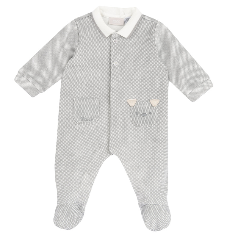 JUMPSUIT - GREY PRINTED