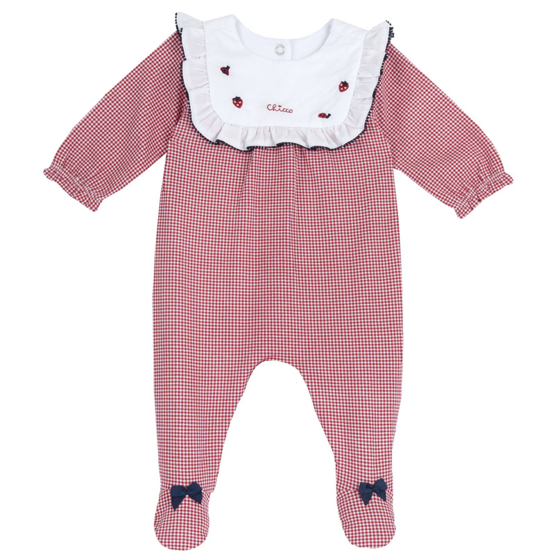 JUMPSUIT - WHITE/RED