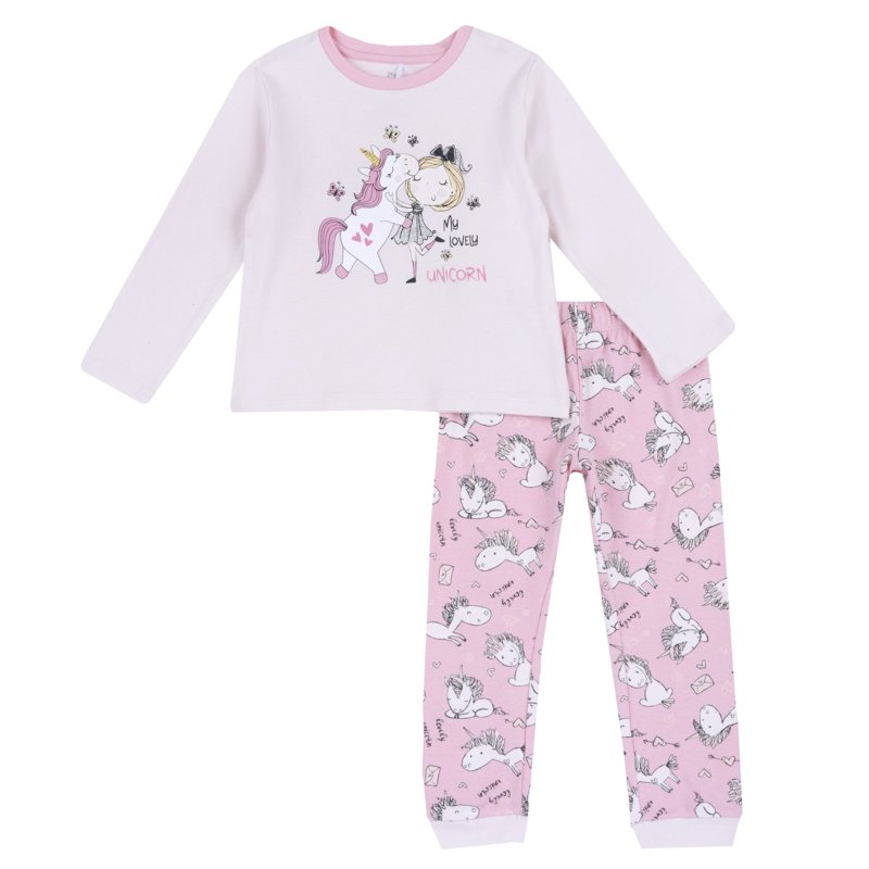 PIJAMA LONG SLEEVE - PINK PRINTED