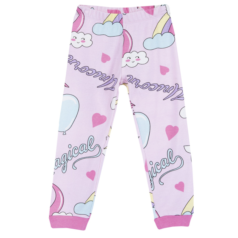 SPORT PANTS - PINK PRINTED