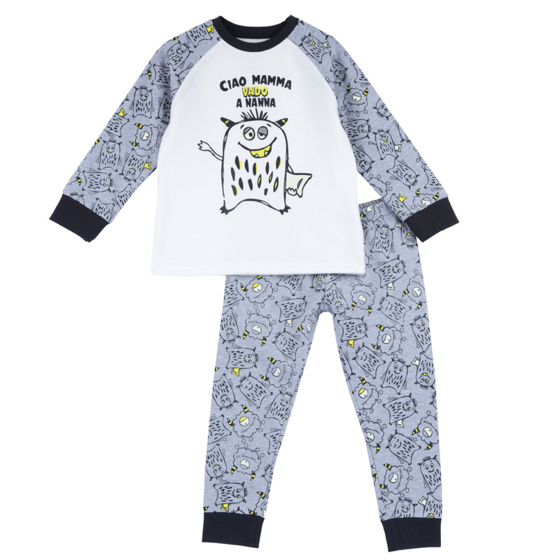 PIJAMA LONG SLEEVE - WHITE