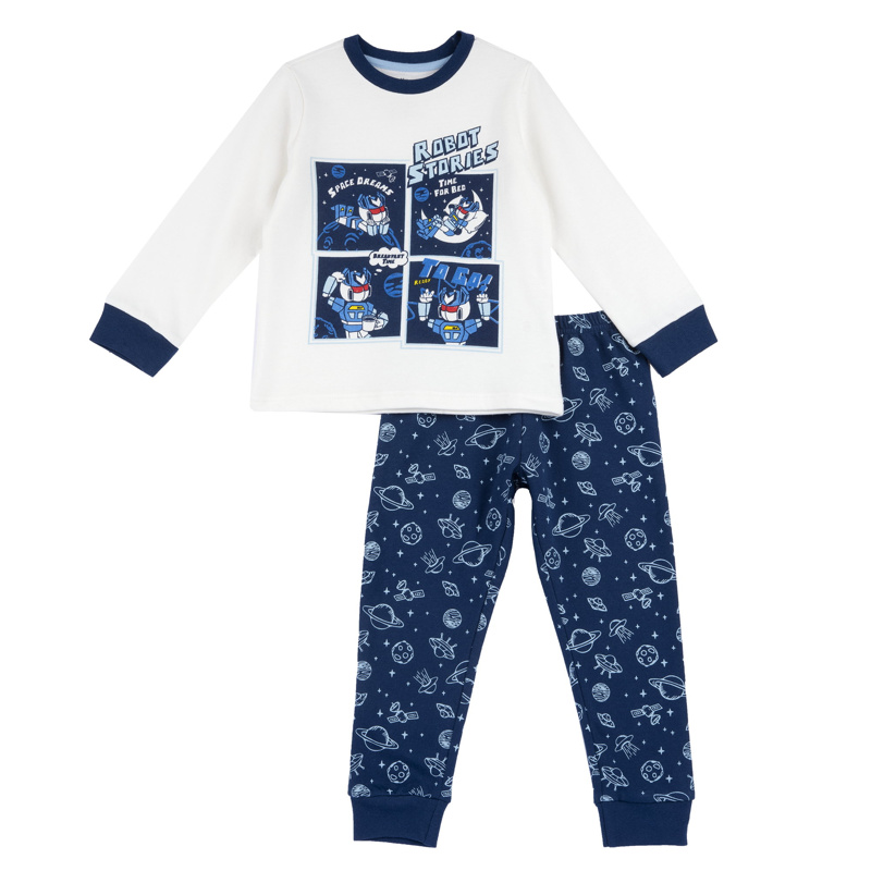 PIJAMA LONG SLEEVE - WHITE