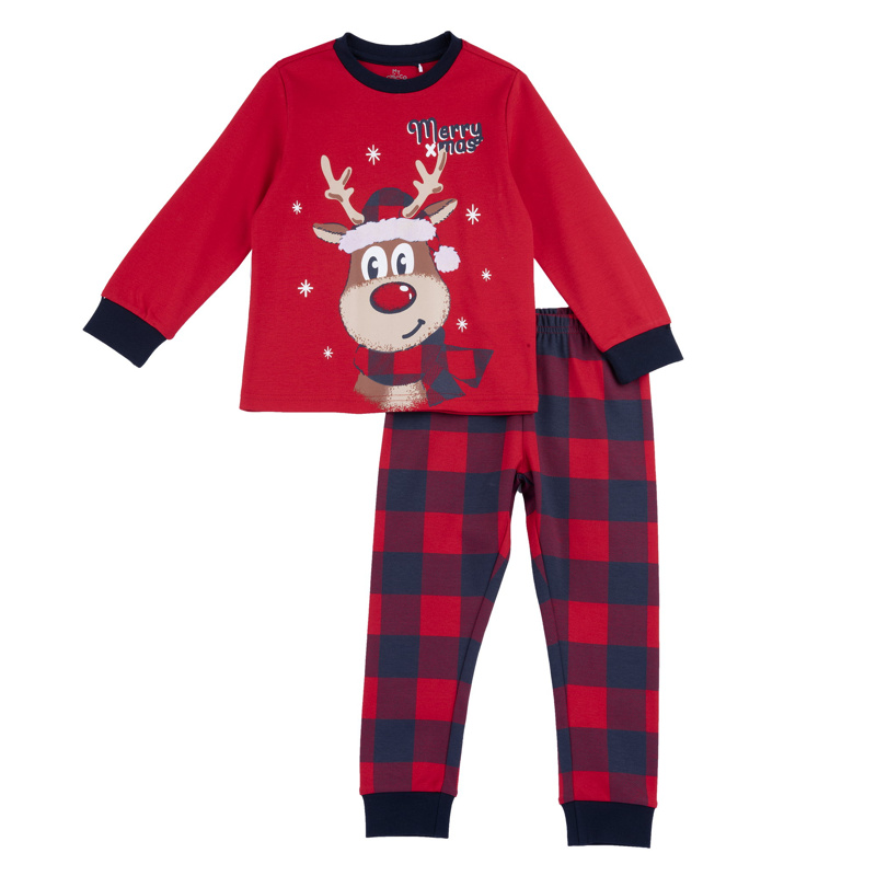 PIJAMA LONG SLEEVE - MEDIUM RED