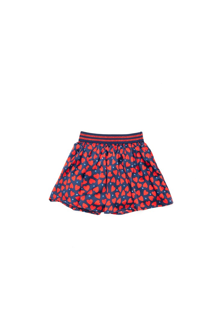 SKIRT - BLUE PRINTED