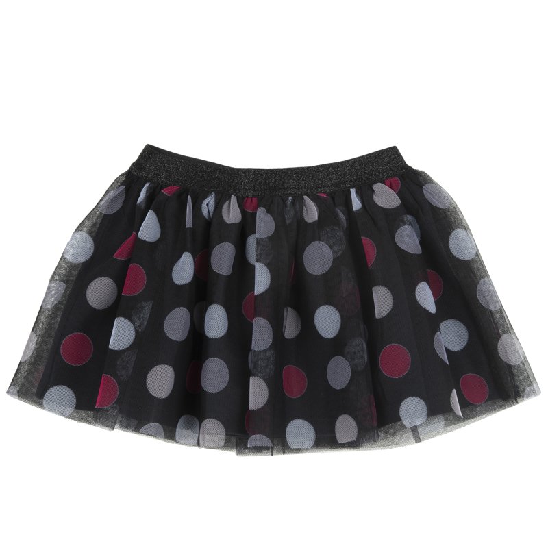 SKIRT - GREY PRINTED