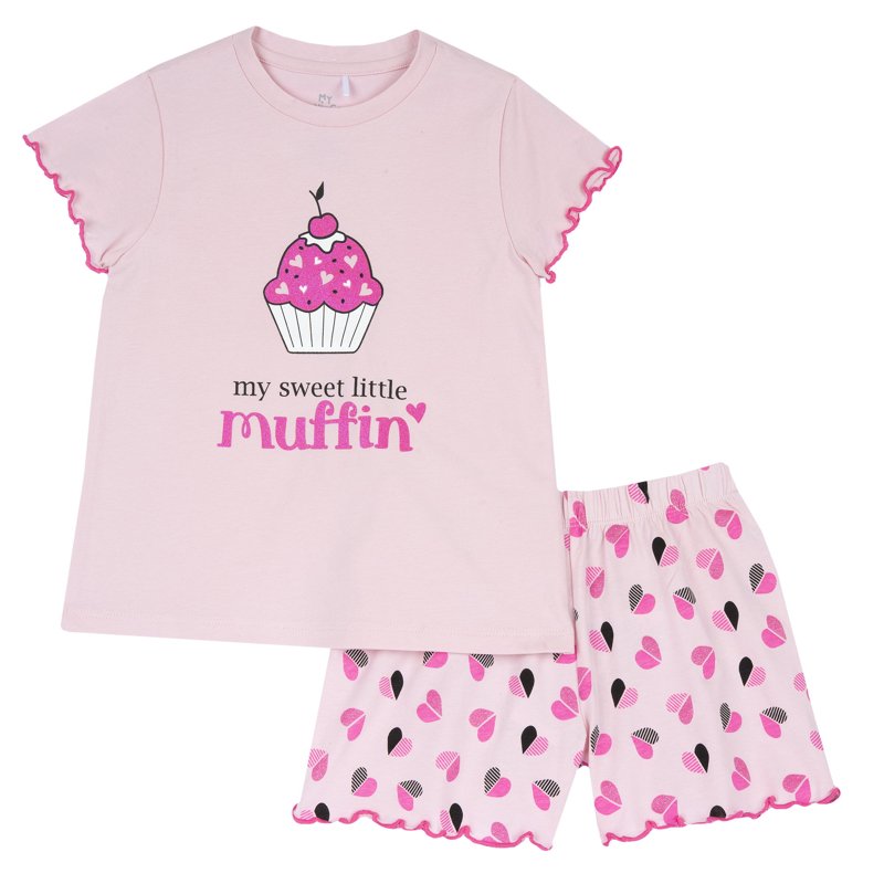 PIJAMA SHORT SLEEVE - LIGHT PINK