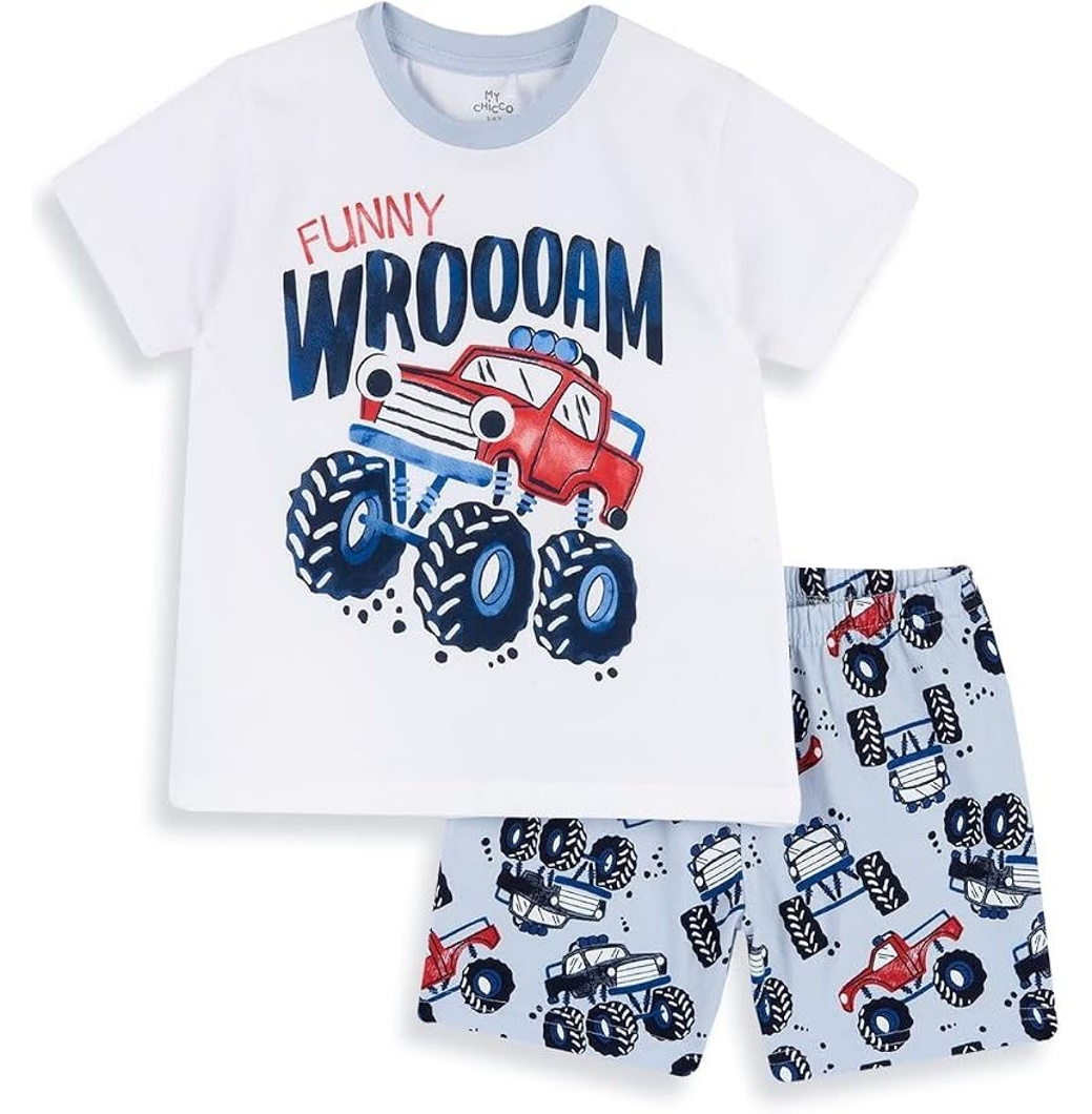 PIJAMA SHORT SLEEVE - WHITE