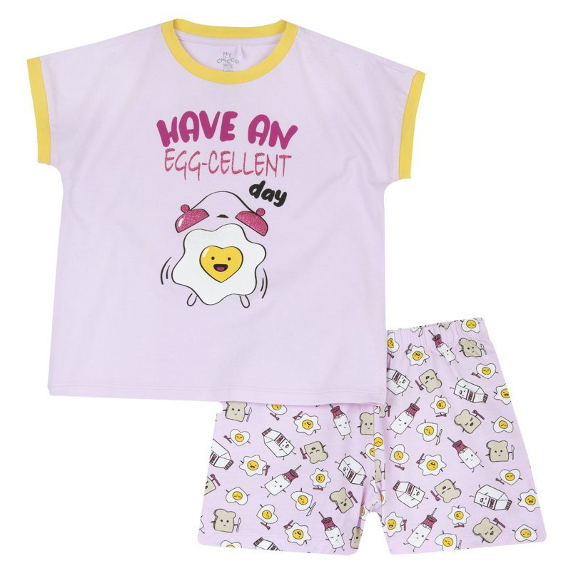 PIJAMA SHORT SLEEVE - LIGHT PINK