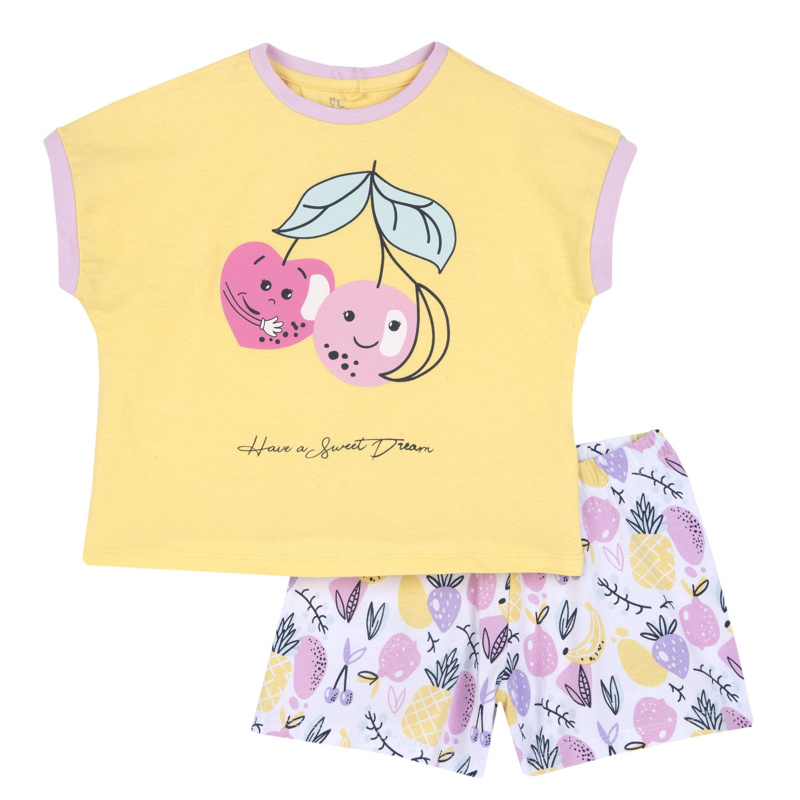 PIJAMA SHORT SLEEVE - MEDIUM YELLOW