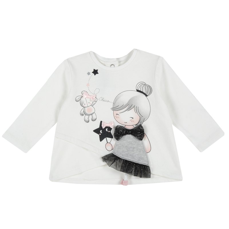 T-SHIRT LONG SLEEVE - WHITE