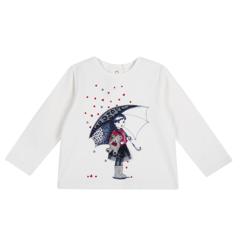 T-SHIRT LONG SLEEVE - WHITE