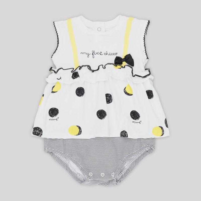 ROMPER SLEEVELESS - MEDIUM YELLOW