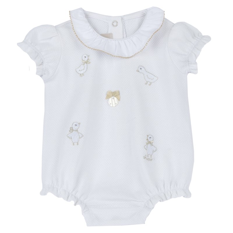 BODYSUIT SHORT SLEEVE - WHITE