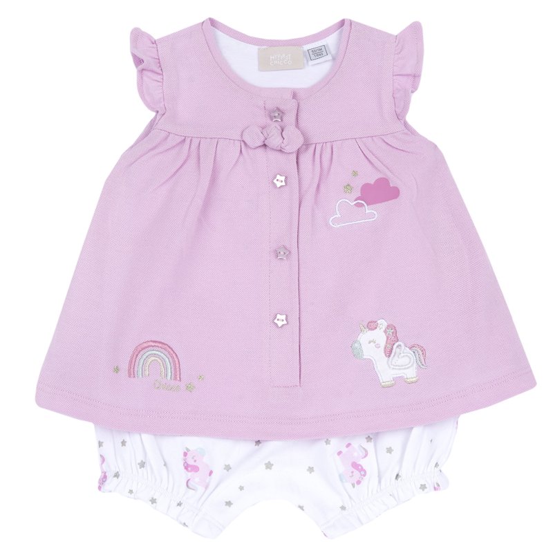 ROMPER SLEEVELESS - MEDIUM PINK