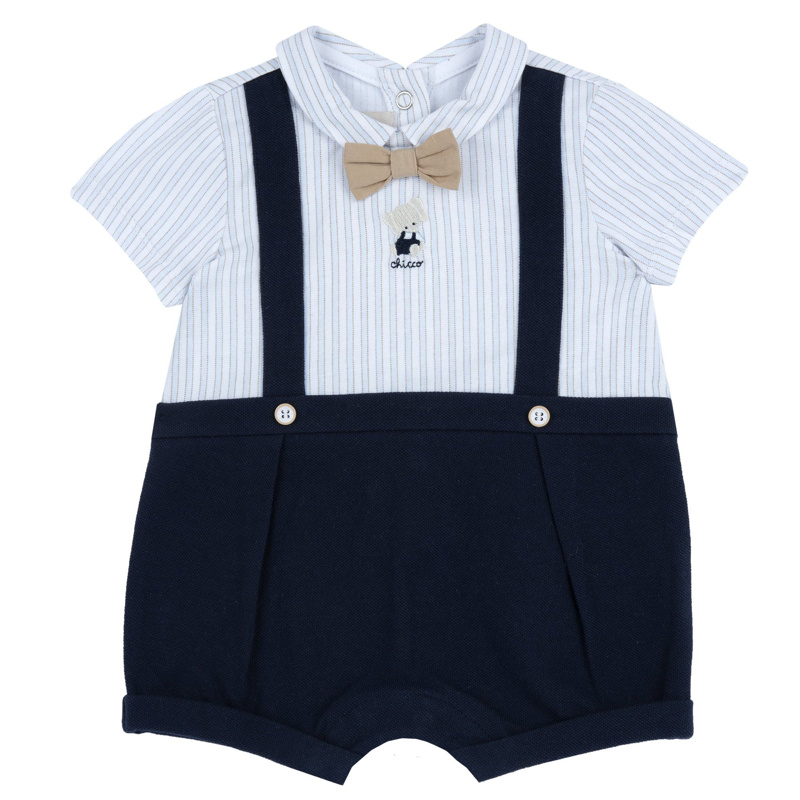 ROMPER SHORT SLEEVE - DARK BLUE