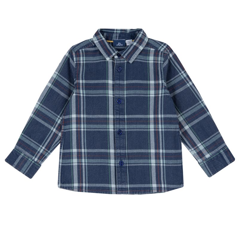 SHIRT LONG SLEEVE - MEDIUM BLUE