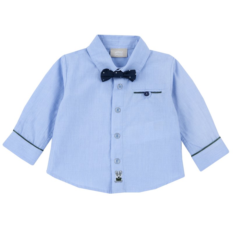 SHIRT LONG SLEEVE - LIGHT BLUE