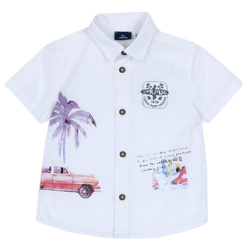 SHIRT SHORT SLEEVE - WHITE