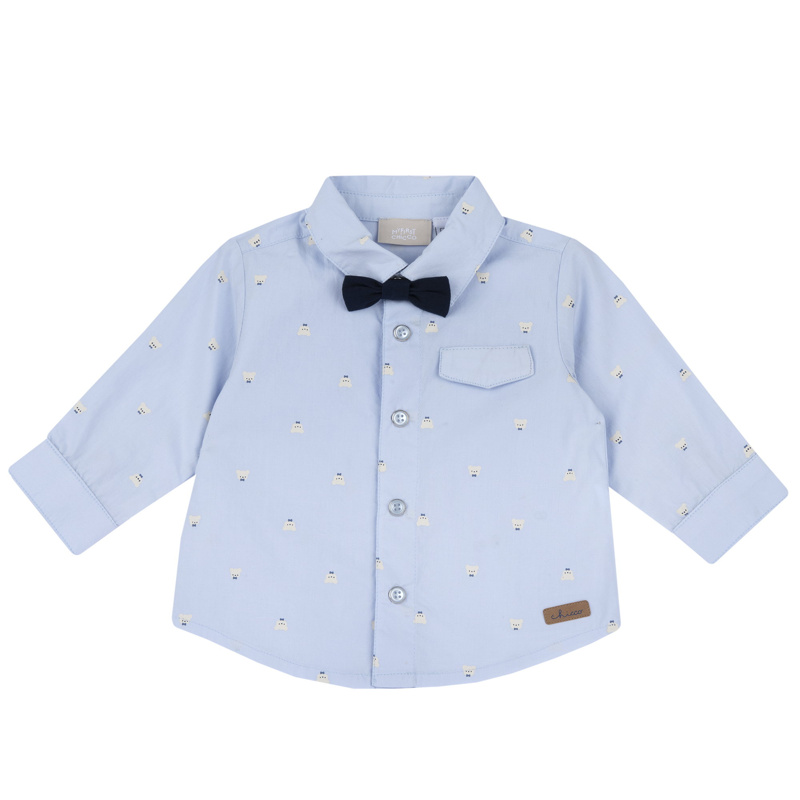 SHIRT LONG SLEEVE - LIGHT BLUE