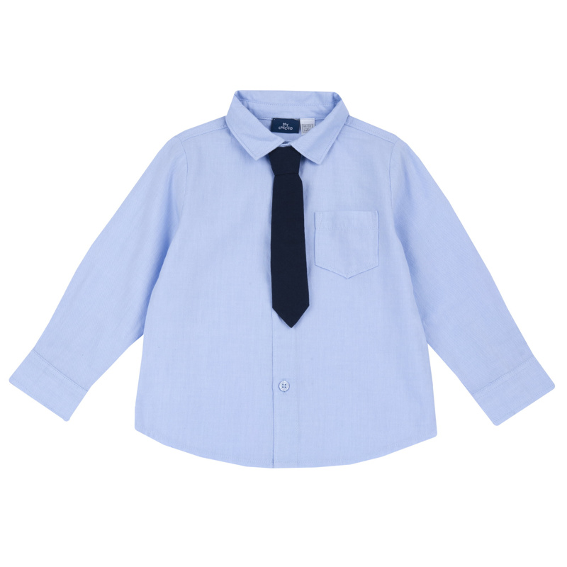 SHIRT LONG SLEEVE - LIGHT BLUE