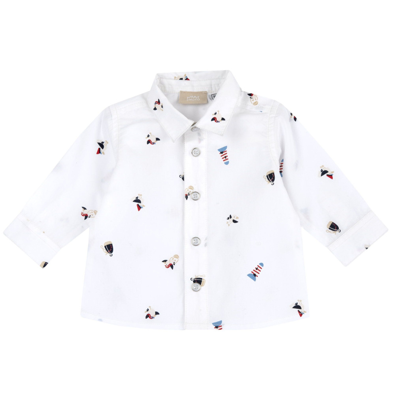 SHIRT LONG SLEEVE - WHITE
