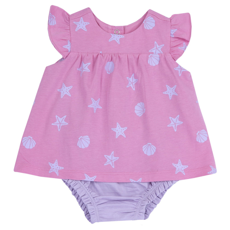 ROMPER SHORT SLEEVE - LIGHT PINK