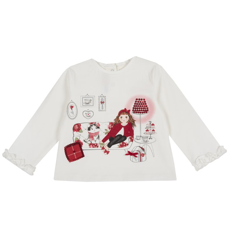 T-SHIRT LONG SLEEVE - WHITE