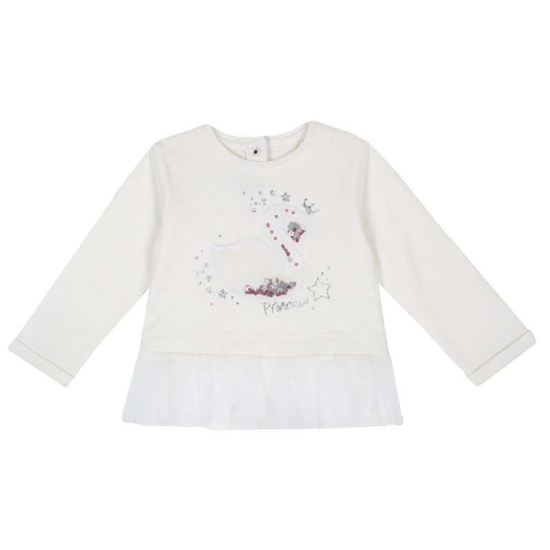 T-SHIRT LONG SLEEVE - WHITE