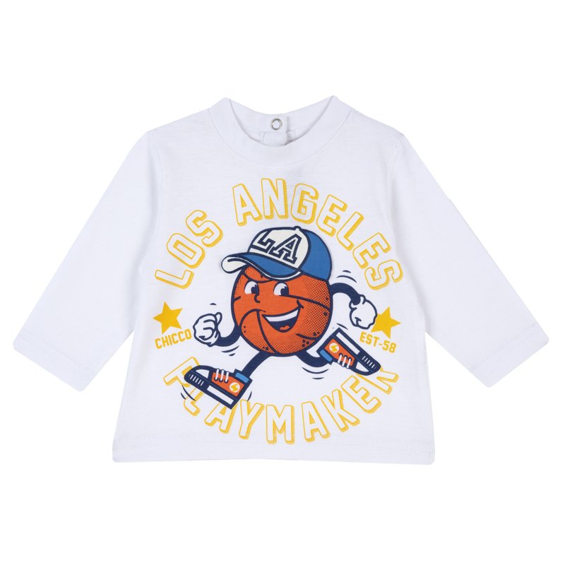 T-SHIRT LONG SLEEVE - WHITE