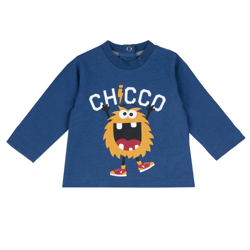T-SHIRT LONG SLEEVE - MEDIUM BLUE