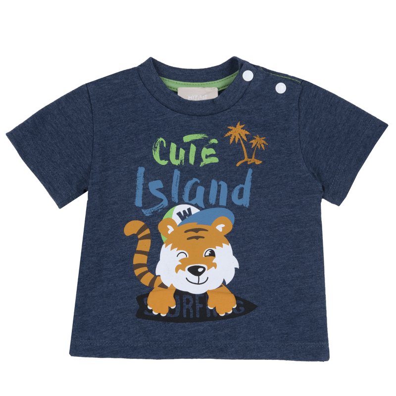 T-SHIRT SHORT SLEEVE - MEDIUM BLUE