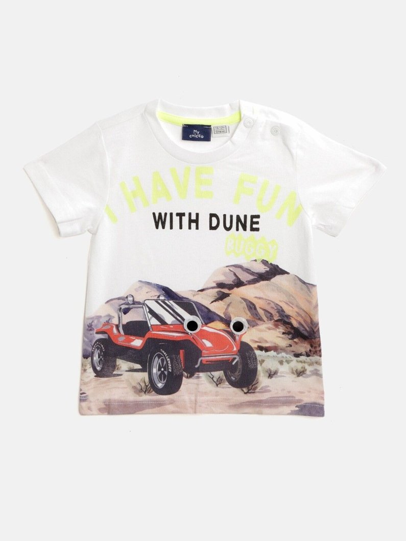 T-SHIRT SHORT SLEEVE - NATURAL PRINTED