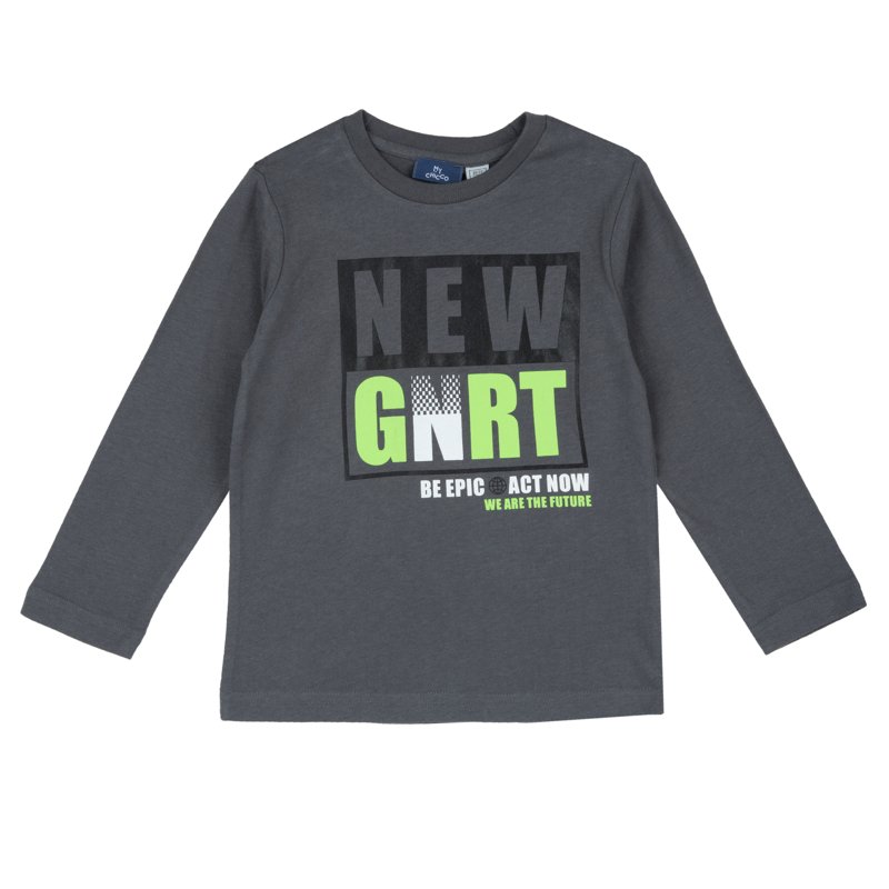 T-SHIRT LONG SLEEVE - MEDIUM GREY