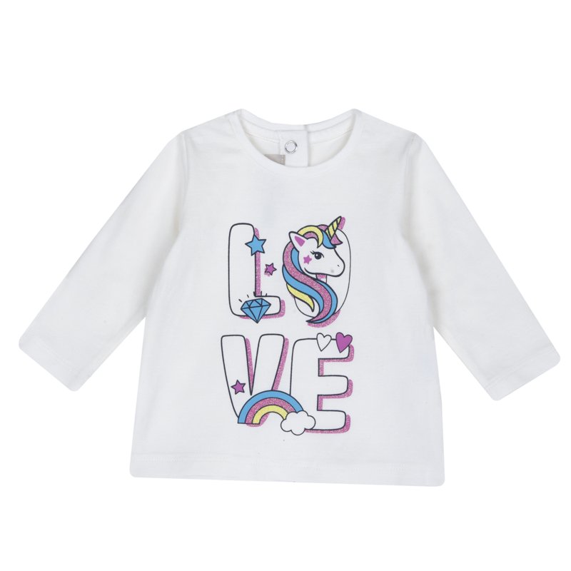 T-SHIRT LONG SLEEVE - WHITE