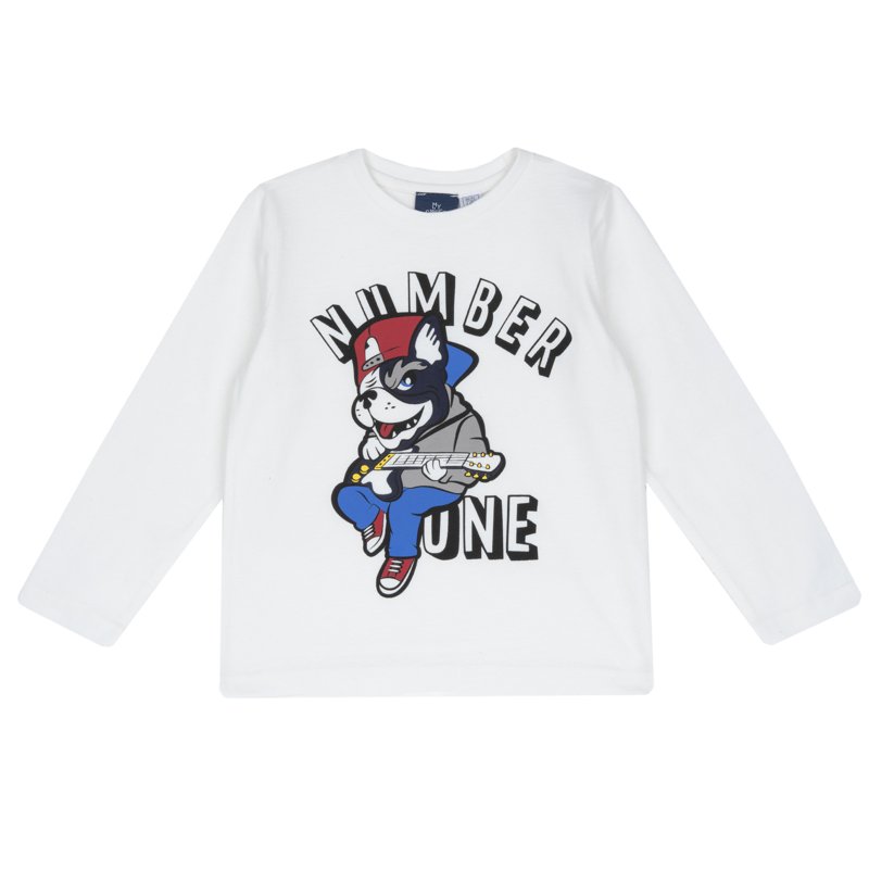 T-SHIRT LONG SLEEVE - WHITE
