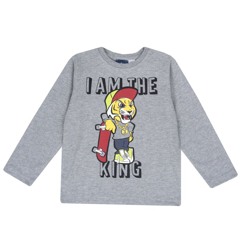 T-SHIRT LONG SLEEVE - LIGHT GREY