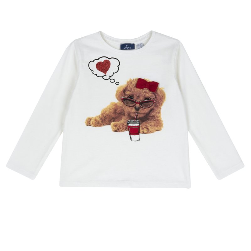 T-SHIRT LONG SLEEVE - WHITE