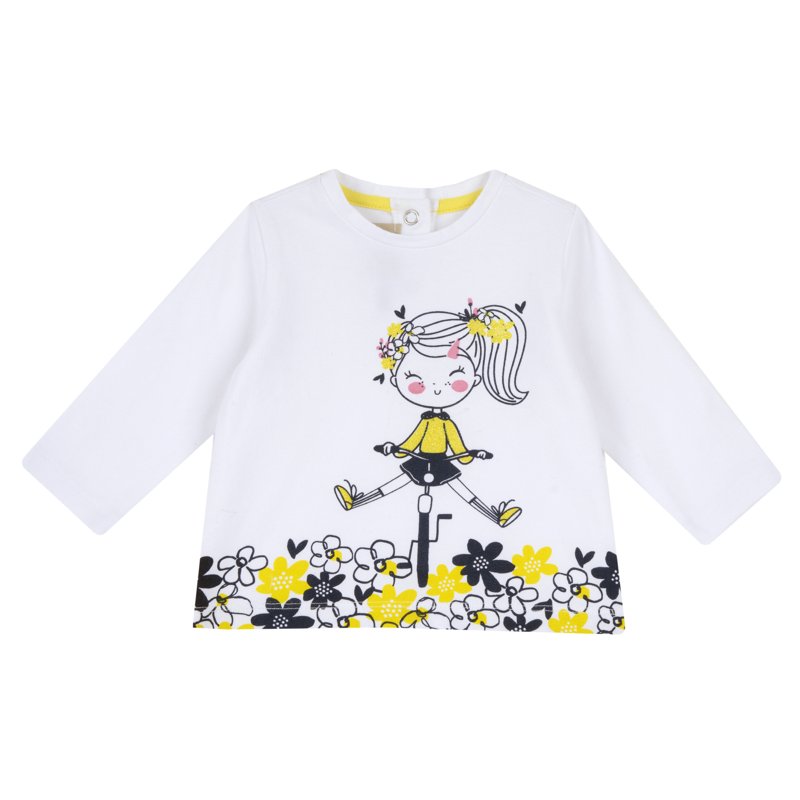 T-SHIRT LONG SLEEVE - WHITE