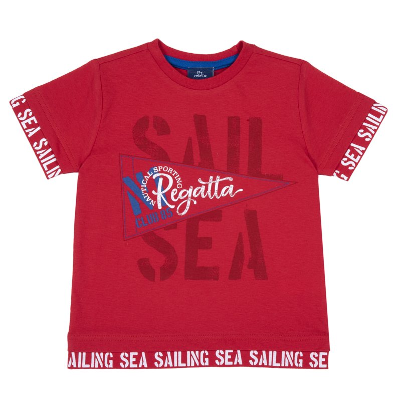 T-SHIRT SHORT SLEEVE - MEDIUM RED