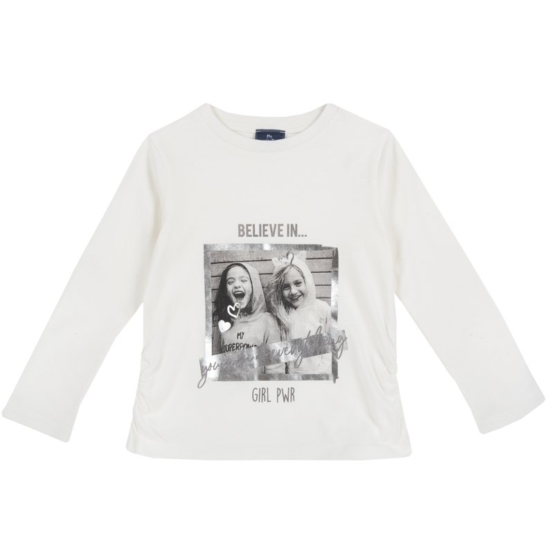 T-SHIRT LONG SLEEVE - WHITE