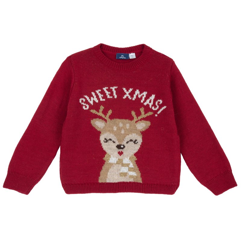 SWEATER - DARK RED