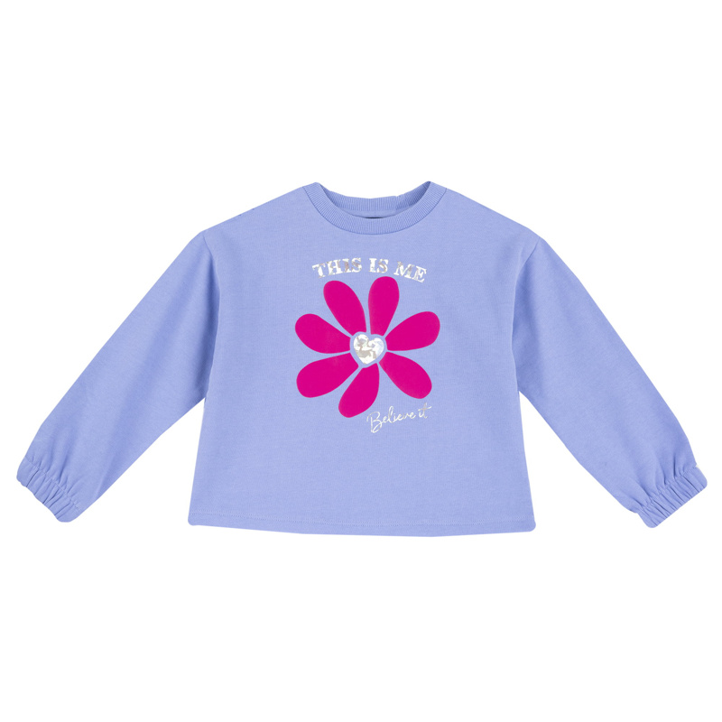 SWEATSHIRT - MEDIUM LIGHT BLUE