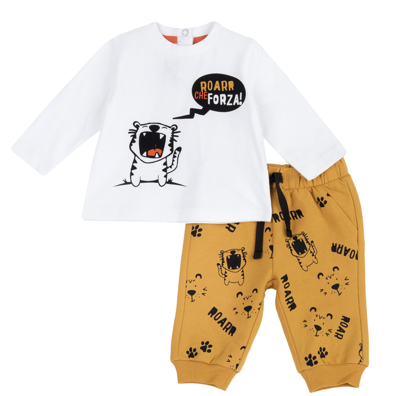 SET 2: SWEATSHIRT + PANTS - DARK YELLOW