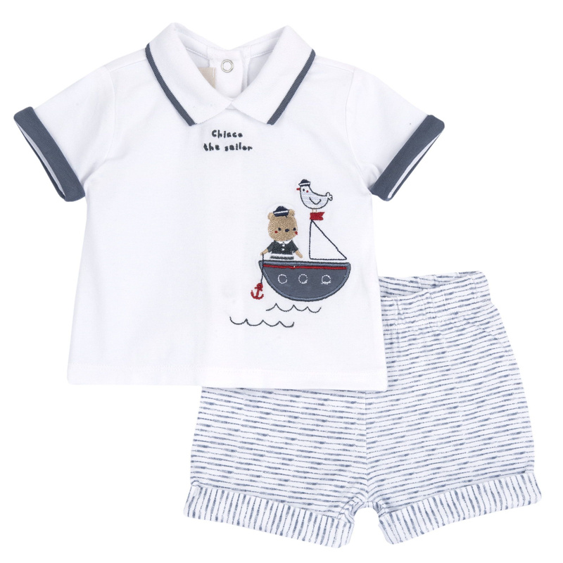 SET 2: SWEATSHIRT + PANTS - WHITE