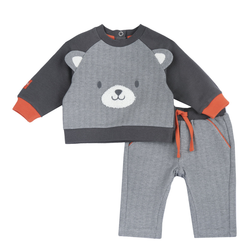 SET 2: SWEATSHIRT + PANTS - MEDIUM GREY